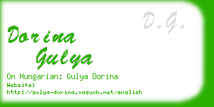 dorina gulya business card